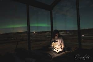 Reading under the Northern Lights