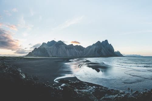 Vestrahorn mountain in south east Iceland